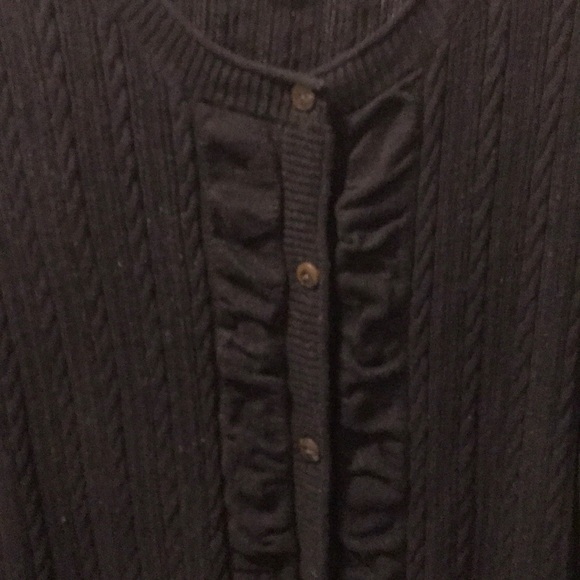 Women’s black cardigan sweater - Picture 3 of 3